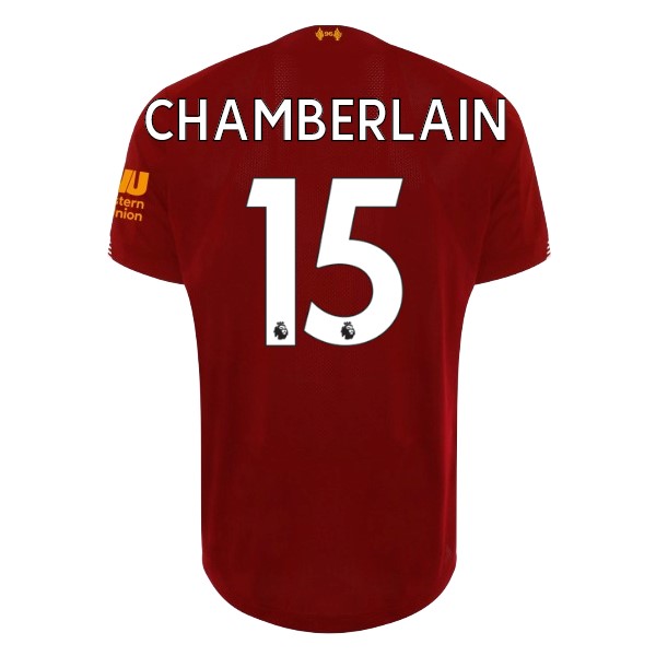 Camiseta Liverpool NO.15 Chamberlain Primera equipación 2019-2020 Rojo